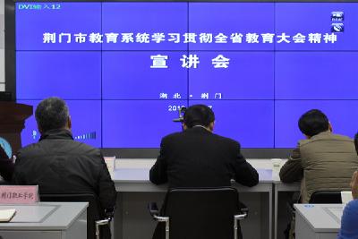 我市召开视频宣讲会传达全省教育大会精神